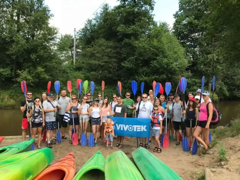 Druga edycja spływu kajakowego Vivotek Polska