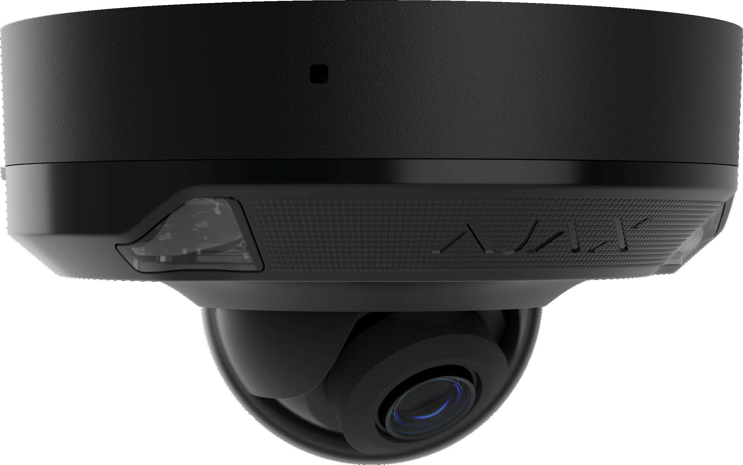 Ajax Kamera HL – kopułka (szklana) DomeCam Mini (8 Mp/4 mm) (8EU) – czarny