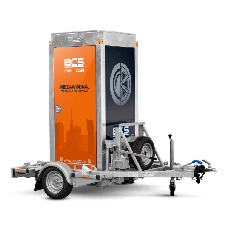 Mobilna wieża monitoringu BCS MobilCam – skuteczna ochrona tam, gdzie brakuje infrastruktury.