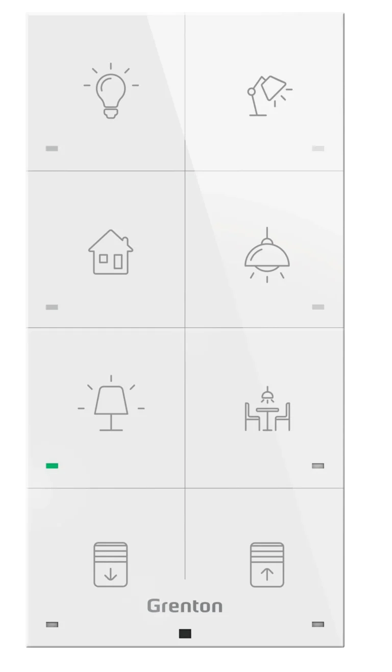 Grenton Touch Panel 8B – Koniec z Chaosem Włączników w Twoim Inteligentnym Domu.