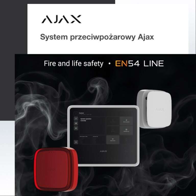 Inteligentny system przeciwpożarowy Ajax