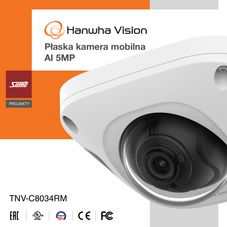 Mobilne Kamery IP 5MP AI: Hanwha Vision TNV-C8014RM i TNV-C8034RM
